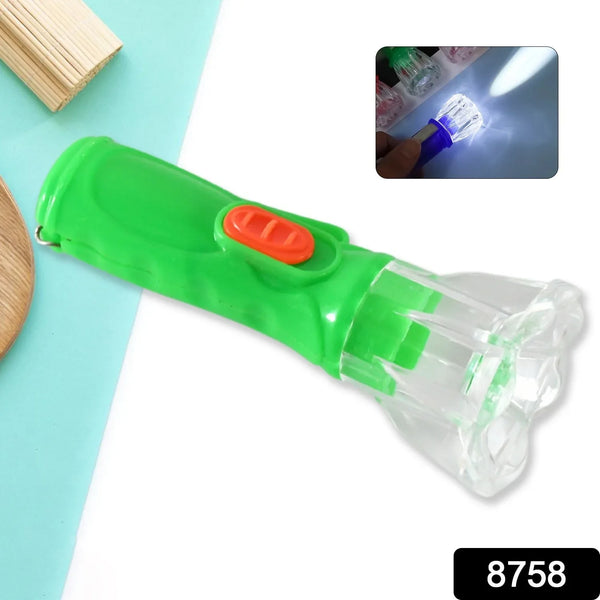 Small Plastic LED Torch – Cute & Handy Pocket Flashlight for Kids (1 Pc) - Justgrabit Inc.