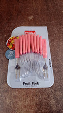 Premium Stainless Steel Fruit Fork Set – 10 Pieces with Soft Non - Slip Handle - justgrabit.in | Just Grab It