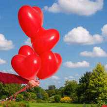 Heart shaped balloons Kinds of Rainbow Party Latex Balloons for Birthday / Anniversary / Valentine's / Wedding / Engagement Party Decoration Multicolor (4 Pcs Set) - Justgrabit Inc.