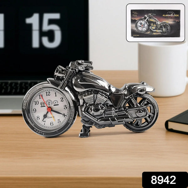 Motorcycle Alarm Clock, Motor Table Clock for Home Decor (1 Pc) - Justgrabit Inc.