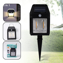 18W Solar Wall Double Lights / Lamp with 2 Modes & Motion Sensor (1 Pc) - Justgrabit Inc.