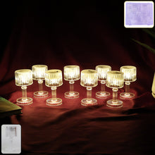 Set of 8 LED Crystal - Effect Table Lamps - justgrabit.in | Just Grab It