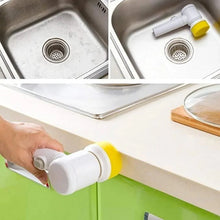 5in1 Home Kitchen Electric Cleaning Brush, Electric Spin Scrubber - justgrabit.in | Just Grab It