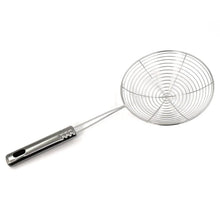 Large Oil Strainer To Get Perfect Fried Food Stuffs Easily Without Any Problem And Damage. - Justgrabit Inc.