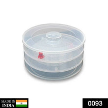 Plastic 3 Compartment Sprout Maker, White - Justgrabit Inc.