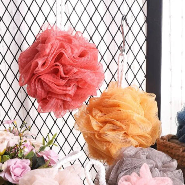 Bath Sponge Round Loofah and Back Scrubber for Men and Women - Justgrabit Inc.