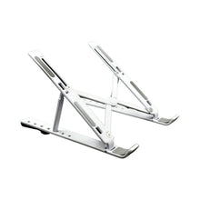 Adjustable Ergonomic Foldable Portable, Holder Riser Tablet Stand Plastic (Use In 14 inch Laptop) - justgrabit.in | Just Grab It