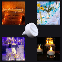 Set of 12 Flameless Floating Candles Battery Operated Tea Lights Tealight Candle - Decorative, Wedding., Diwali( Diya , Divo , Diva , Deepak , Jyoti ,) - Justgrabit Inc.