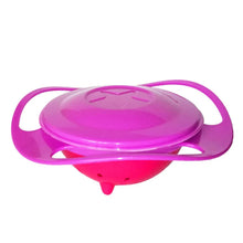 Portable Non Spill Feeding Toddler Gyro Bowl 360 Degree Rotating Dish - Justgrabit Inc.