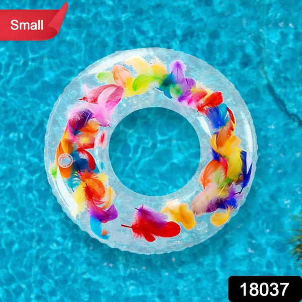 Swim Ring, For children, Conveniently Portable, Feathers, Swimming Ring, For Water Play, For Beaches, Swimming, Summer Vacation (1 Pc) - Justgrabit Inc.