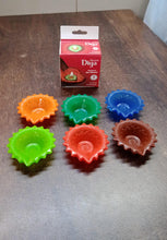 Silicone Diya for Diwali Attractive Design Colourful Diya Combo, Diwali (6 Pcs Set) - justgrabit.in | Just Grab It