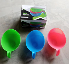 Plastic Rice Bowl / Food Strainer Thick Drain Basket with Handle for Rice, Vegetable & Fruit (set of 3pcs) - Justgrabit Inc.
