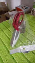 2 in 1 Kitchen Knife Scissor with Spring Locking Hinge and Chopping Board (1 Pc) - justgrabit.in | Just Grab It