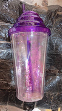 High Quality Plastic Creative Cold Drink Cup / Tumble, Reusable Tea Coffee Tumbler with Lid and Straw, Double Wall Plastic Drinking Sport Bottle, Travel Tumbler (1 Pc / Mix Color) - Justgrabit Inc.