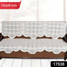 Lace - Design Sofa Protector Runner - (1 Pc / 132x28 Inch) - justgrabit.in | Just Grab It