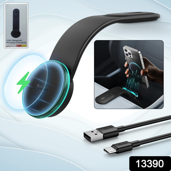 Car Mount Charger, 15W Wireless Car Charger Phone Holder (1 Set) - justgrabit.in | Just Grab It