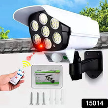 Solar Light Outdoor Motion Sensor Security Camera Shaped Dummy Wall Lamp (1 Pc) - justgrabit.in | Just Grab It