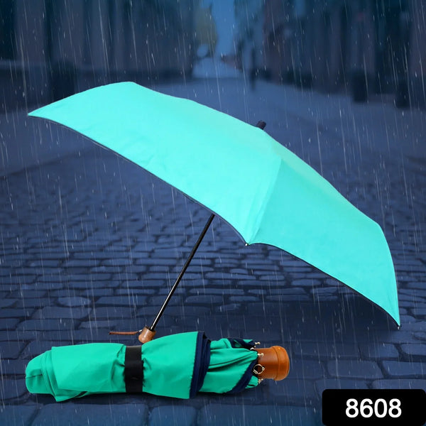 3 - Fold Sun & Rain Protective Foldable Umbrella (1 Pc) - Justgrabit Inc.