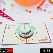Unique 3D - Up Wishing Card (Birthday): 1 Pc - justgrabit.in | Just Grab It
