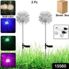 Solar Powered Dandelion Garden Lights (2 Pc) - justgrabit.in | Just Grab It
