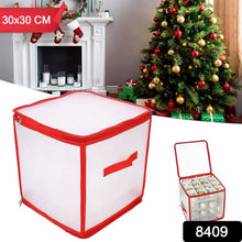 Storage Box Transparent PVC Zipper Sealed Lasting Sock Organizer with Compartment (30×30 CM / Inside Cardboard sheet) - justgrabit.in | Just Grab It