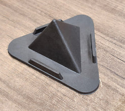 Pyramid Brown Mobile Stand with 3 Different Inclined Angles - justgrabit.in | Just Grab It