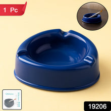 Oblivion Dark Blue Plastic Ashtray (1 pc) - justgrabit.in | Just Grab It