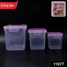 Kitchen Storage Container Set Of 3 Pcs (1500, 1000, 500 ML) - Justgrabit Inc.