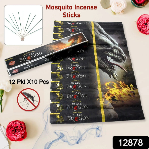 Mosquito Agarbatti Stick Herbal Mosquito Agarbatti 1 Box ( 12 Packet / 120 Sticks ) ( Incense Stick ) - Justgrabit Inc.