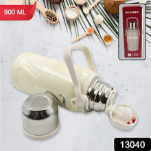 Stainless Steel Vacuum Insulated Water Bottle | Leak Proof Flask for Tea Coffee | With Steel Cup - Justgrabit Inc.