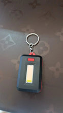 LED Keychain COB Light with Hook & Loop Sticker. 3 Light Modes (1 Pc / Battery Not Included) - Justgrabit Inc.