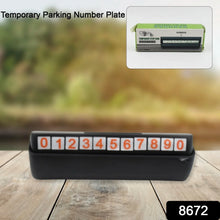 Temporary Car Parking Mobile Number Display with Magnetic Numbers Stickers (1Pc)  - Justgrabit Inc.