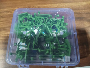 Plant Climbing Wall Fixture Clip Self - Adhesive Hook (40 Pcs Set / With plastic box) - justgrabit.in | Just Grab It