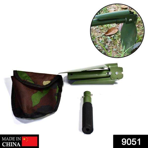 Portable Camping Hiking Garden Mini Folding Shovel with Case - Justgrabit Inc.