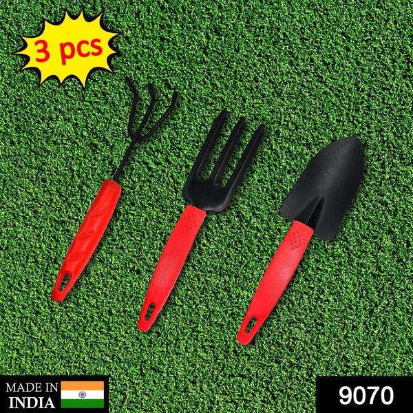 3pcs Small sized Hand Cultivator, Small Trowel, Garden Fork - Justgrabit Inc.