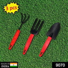 3pcs Small sized Hand Cultivator, Small Trowel, Garden Fork - Justgrabit Inc.