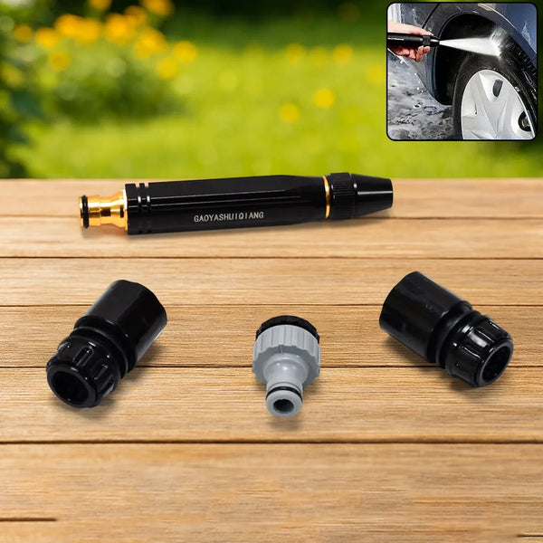 High Pressure Water Gun Nozzle Car Wash Water Gun Nozzle Alloy Garden Nozzle Spray Gun - Justgrabit Inc.