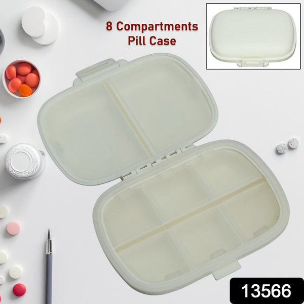 8 Compartment Medicine Divider Box (1 Pc) - justgrabit.in | Just Grab It