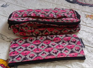 Decor Travel Makeup Bag with Small pouch Portable Organizer Makeup Cosmetic Train Case Large Capacity for Cosmetics Makeup Brushes and Toiletry Jewelry for More Storage - justgrabit.in | Just Grab It