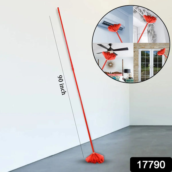 90 - inch Metal Extendable Cobweb Brush – Ceiling, Fan & Light Dust Cleaning (MOQ: 3) - Justgrabit Inc.