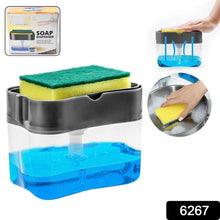2 in 1 Soap Dispenser for Dishwasher Liquid Holder, Liquid Dispenser Through Pump (1 Pc) - justgrabit.in | Just Grab It