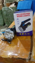 Portable Flashlight / Torch COB 7LED Hand Light USB Rechargeable Light with Side Light (1 Pc) - justgrabit.in | Just Grab It