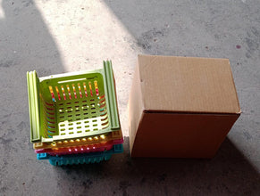 Fridge Organizer Drawer - Adjustable Fridge Storage Basket ( 4pc Set ) - Justgrabit Inc.