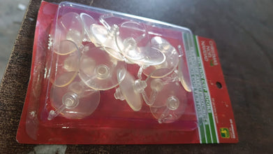 Transparent Rubber Vacuum Sucker, Suction Cup Hooks (18 Pcs Set) - justgrabit.in | Just Grab It
