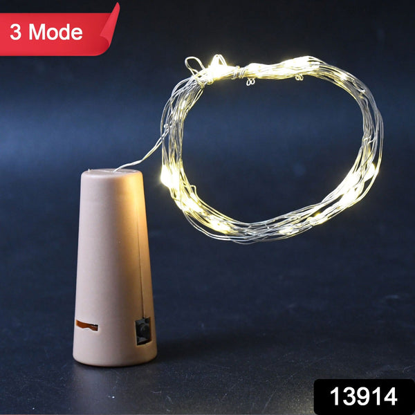 Multi LED Wine Bottle Cork / Disco Lights Copper Wire String Lights (1 Pc) - justgrabit.in | Just Grab It