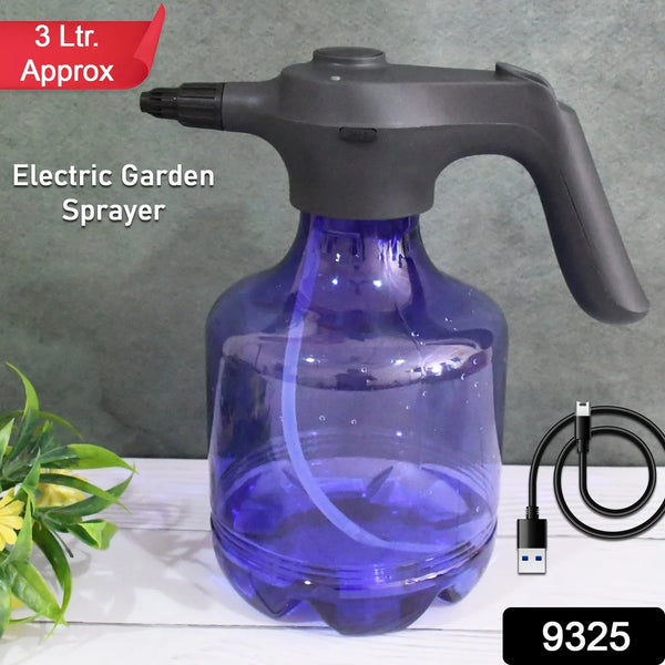 Electric 3L Garden Sprayer – Automatic, Rechargeable Watering Can for Fertilizing (1 Pc) - Justgrabit Inc.