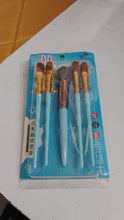 5pc Makeup Brush tools kit (5 Pcs Set / Mix Color) - justgrabit.in | Just Grab It