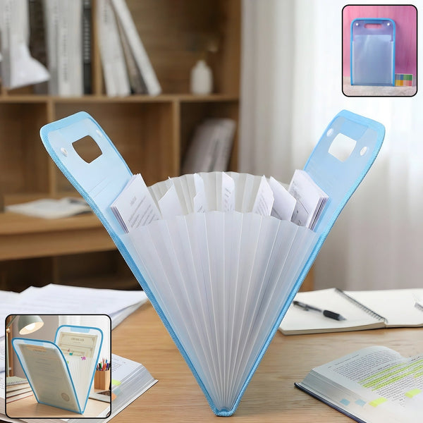 13 Pocket Document File Folder with Handle - justgrabit.in | Just Grab It