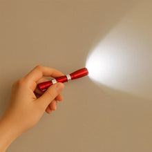 Portable Mini Torch / Flashlight LED Powerful High Lumens Pen Light with Clip, Portable Pocket Compact Torch for Emergency AA Battery operated (1 Pc / Battery not included) - Justgrabit Inc.