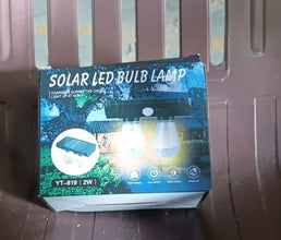 Solar Double LED Bulb Lamp YT - 819 - 2W (1 Pc) - justgrabit.in | Just Grab It